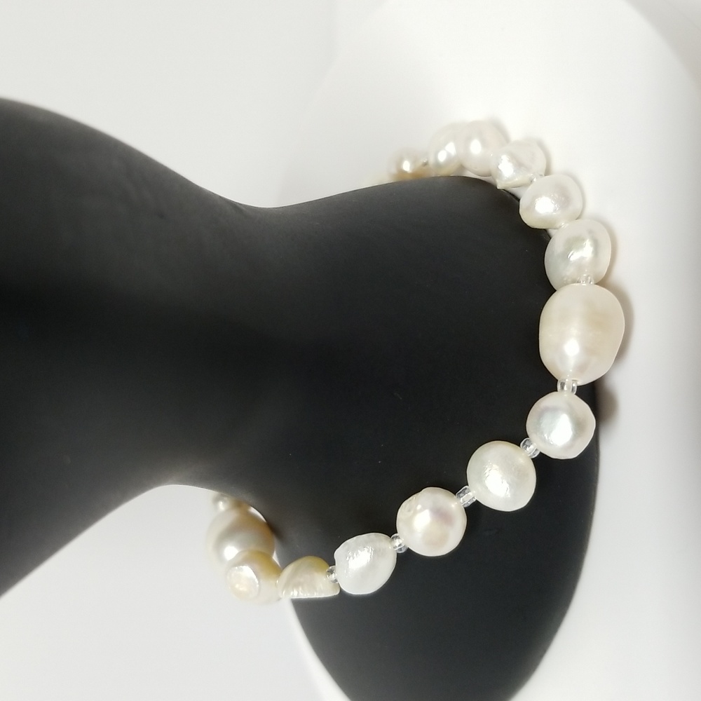 Aleure Preciosa Genuine Freshwater Pearl Princess Diana Ins Stretchable Bracelet